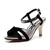 Dress Shoes Women High Heels Sandals Wedding Patent Leather Ladies Summer Buckle Strap Size 35-39 Drop