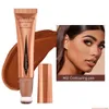 Bronzers Markeerstiften Gemakkelijke Gezichtscontour Make-up Crème Beauty Wand Markeerstift B En Lichtgewicht Langdurig Mengbaar Super Zijdeachtige Crem Otfsd