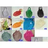 Reusable Grocery Bags Fashion String Shop Fruit Vegetables Bag Shopper Tote Mesh Net Woven Cotton Shoder Hand Dhs Drop Delivery Home Dheal