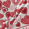 طاولة قطعة قماش عيد الحب الحب رومانسي مهرجان مقاوم للمقاومة مائية زخرفة الزفاف منزل المطبخ غرفة الطعام جولة