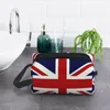 Косметички на заказ, Union Jack, флаг Великобритании, косметичка для женщин, органайзер для макияжа, женский чехол для хранения красоты, Dopp Kit Case