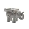 Autres fournitures de fête festive 50pcs / lot nuptiale de mariage faveur cadeau ivoire amusant éléphant thé bougie bougeoir avec élégant Pa Dhcfp