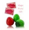 Balsamo per labbra magico alla fragola Rossetto idratante naturale Cute Ball Lips Pomata Fruttato Cura Trucco ROMANTIC BEAR8781077