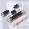 1050pcs Lip Gloss Tubo Gradiente Preto Rosa Doubleheaded Esmalte Garrafa Batom Líquido Vazio Recipiente de Embalagem de Cosméticos 240110