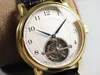 TF 1815 Tourbillon Luxus-Herrenuhr, Kal. L02.1, manuell, oben, Mittelachse, echtes Schwungrad-Uhrwerk, Durchmesser 42 mm, Dicke 11 mm, Gold