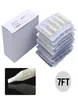 Tattoo Needle Nozzles Tips 7FT Flat 50pcs Disposable Tattoo Plastic Tips2702709