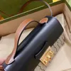 10A Mirror Quality Designer Shoulder 18cm Crossbody Bag Padlock Mini Handle Women Genuine Leather Flap Bags 652683 With Box c33