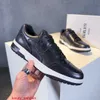 Playoff Leather Sneaker Berluti Men's Casual Shoes Berluts nya mäns färgmönstrade sportskor kalvläder casual skor levereras inom 15 dagar HBHP