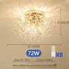 Lampki sufitowe 2024 Crystal Dandelion oświetlenie Lampa żyrandola do salonu jadalnia domowy styl projektowy G9 High-end