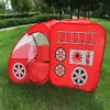 Forme de camion de pompier enfants enfants jouent tente Up Playhouse maison intérieur jardin extérieur jouet activités 240109