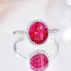 2024 Дизайнерские кольца Pandoraring Dora's Band из натурального камня красного цвета 18k Лесбийская любовь S925 Серебряное кольцо