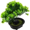 Kwiaty dekoracyjne sztuczne rośliny doniczkowe fałszywe sztuczne drzewa bonsai plastikowe dekoracje biurka