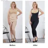 Waist Tummy Shaper Supper High Waist Underwear Shapewear Women Corset Waist Bodysuit Woman Full Slimming Control Pants Lings Shape Faja Q240110