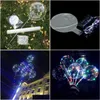 Party Decoration Decorative Bobo Ball Led Line With Stick Wave String Balloon Light Up For Christmas Halloween Wedding Birthday Home P Dhsh9