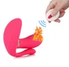 7 fréquence chauffage gode vibrateur sans fil à distance portable vibrateurs invisibles G Spot masseur femme masturbation jouets sexuels A3 D14298111