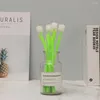 Penne per fiori che cambiano gel di silice Forniture per ufficio creative per la casa Cancelleria in gel di rosa scolorito morbido in PP