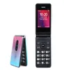 Débloqué 24 pouces Mini Flip téléphones mobiles double carte SIM mode joli MP3 quadri-bande GSM téléphone portable pour étudiante fille gros bouton Lou9351721