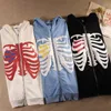 y2k pullover hoodies hoodies الرجال نساء القوطية zip up من النوع الثقيل المتضخم السيدات الرجعية harajuku سترة الشارع الشارع 240110