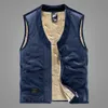 Cappotto senza maniche caldo in cashmere di agnello da uomo 2023 Moda Plus Size Gilet maschile in pile Gilet da uomo Marchio di abbigliamento invernale 240109