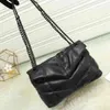 حقيبة نساء Loulou Handbag Jumbo 31cm × شكل كبير سلسلة رفرف الأكياس الكتف مصممين فاخر