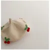 Baretten Kersen Effen Kleur Kinderbaret Hoeden Kleurrijk Acrylvezel Breien Warm Gebreid