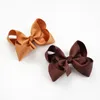 40/58Colors 4,5 inch Kid Large Ribbon Hair Bows Clips voor Toddlers Kids Girls Hair Accessories 240109