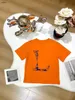 Брендовые детские футболки с принтом логотипа, детские футболки, размер 100-150, детская дизайнерская одежда, летняя одежда для мальчиков и девочек, с короткими рукавами, 10 января