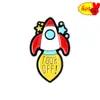 Astronaut Planet Alien UFO Emaille Pins Frau Mann Cartoon Wirbellose Baum Knospe Blätter Kinder Mode Broschen Denim Revers Abzeichen Je