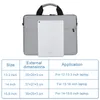 Torba laptopa w stylu biznesowym 156 14 133 cali przenośna ochronna okładka notebook Sleeve dla MacBooka Air 13 240109