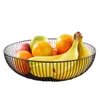 Пластины Легкая и портативная проволочная корзина для фруктов для удобного хранения Универсальные железные металлические фрукты