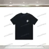 Xinxinbuy 2024 Мужская дизайнерская футболка Pin Letter с вышивкой 1854 женская черная, белая, серая, синяя, красная XS-XL