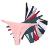 3PC Sömlös underkläder Kvinnors Ice Silk Thong Fashionable Women's Underwear Sexig underkläder Sport Comfort G-strängar Invisibla underkläder 230110