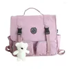 Sacos escolares Japão estilo grande tamanho lolita menina mochila ombro estudantes mochila jk mensageiro bolsa maleta bookbags