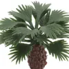 Dekorativa blommor 10 PCS Micro Landscape Palm Tree Eding Model Scanery Sand Table Miniature Bra gåvor Plastträd Simple Color