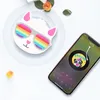 Dessin animé chat Animal Bluetooth haut-parleur Portable Mini bureau Bluetooth petit pistolet en acier haut-parleur étanche à la poussière appel Radio