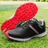 À prova dwaterproof água dos homens sapatos de golfe profissional leve calçado de golfe ao ar livre esporte formadores tênis atlético marca 240109