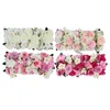 Dekorativa blommor DIY Arch Flower Row Wedding Wall Arrangement Garland Silk Tyg Rose