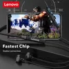 سماعات الأذن Lenovo Qe08 Neckband Wireless Headphone Bluetooth 5.0 Earphone Hifi Stereo Runnproof Sport Magnetic Ambuds مع MIC