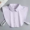 Formal False Collar Men And Women Faux Col Half Shirt Blouse White Fake Collars Sweater Shirt Detachable Collars Accessories 240109