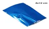 200PCS 8x12 cm31x47 inch Blue Vacuum Heat Sealable Mylar Pouch Mylar Foil Vacuum Heat Sealable Packing Aluminizing Foil Smell 4801123