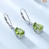 Umcho 925 Sterling Silver Earrings Designer Natural Peridot Gemstone المجوهرات الراقية للنساء هدية خاصة 240109