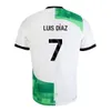 4xl 23 24 Jerseys de futebol Gakpo Darwin 2023 2024 Luis Diaz Alexander Arnold Futebol Circlit Kit Mac Allister Szoboszlai Kids Uniform A.Becker Goalkeepe