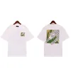 Nouveau 2024 T-shirt Mode Hommes Femmes Tops T-shirt Coton Designer Chemise pour homme Luxe Top Été Vêtements célèbres Noir Blanc Lettre Animal Imprimé Taille S-XL