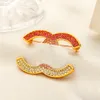 Designer Brooch Loves Gifts Luxury Brand C-letter Pin Brooches Women Heart Brooch Elegant Wedding Party Jewelry Accessories