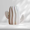 Dekorativa figurer Vilad Nordic Ceramic Cactus Desktop Decoration European Creative Plant Crafts Office Bedroom Living Room Dec9965686