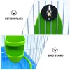 Otros suministros para pájaros Soportes para loros Estantes para alimentación de mascotas Accesorios Utensilios Vegetales Cesta de frutas Clip Marco para alimentos con calcio