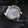 2023 Hot Selling Men's Silicone Tape Labor Quartz 6 Multifunctional Watch