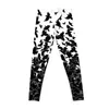 Active Pants Raven Crow Flying Birds Abstract Goth Halloween Mönster Leggings Sweatpants for Physical Womens