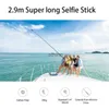 Selfie Monopods Fibra de Carbono Invisível Edição Extensível Selfie Stick Para Insta360 ONE X2 / ONE / ONE R Action Camera Peças Acessórios YQ240110