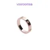 Trend mode veelzijdige sieraden goed mooi Carter Same Titanium Steel One Nail Diamond Heren- en Damesringen Elegante stijlset met originele doos Pyj 0UE9